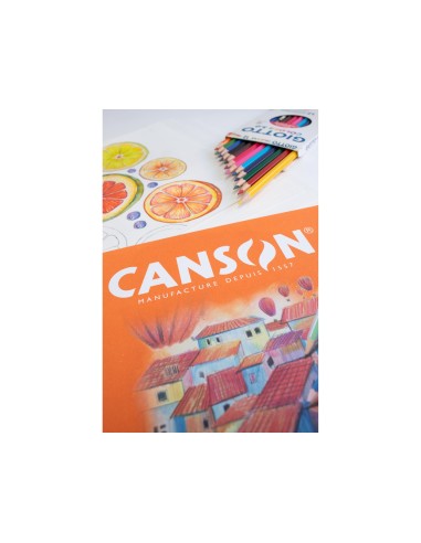 CUADERNO ESP. CANSON DIBUJO A4 MICRO 2T. 20H. 160GR.