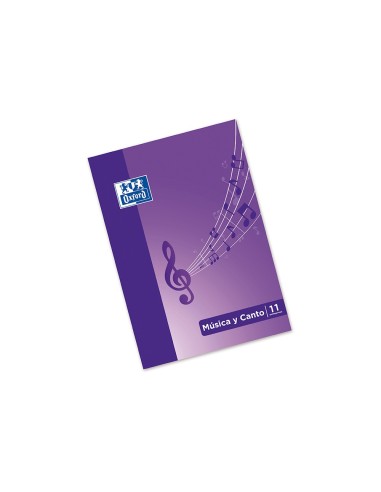 BLOC MUSICA CANTO OXFORD PENTAGRAMA INTERLINEADO 2+5MM A4 24H. 90G/M2