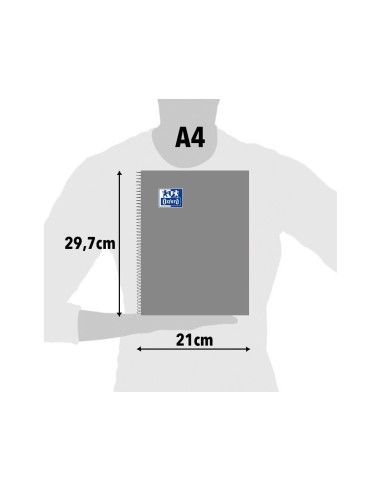 BLOC MUSICA CANTO OXFORD PENTAGRAMA INTERLINEADO 2+5MM A4 24H. 90G/M2