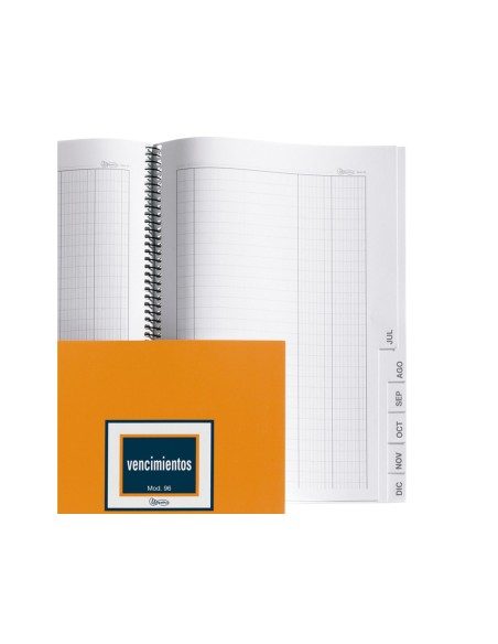 LIBRO MIQUELRIUS N. 96 4º 50 H.VENCIMIENTOS