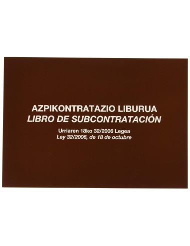 LIBRO SUBCONTRATACION EUSKERA MIQUELRIUS FL.APAISAD JUEGO 10 H.AUTOCO