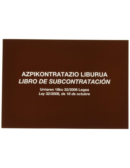 LIBRO SUBCONTRATACION EUSKERA MIQUELRIUS FL.APAISAD JUEGO 10 H.AUTOCO
