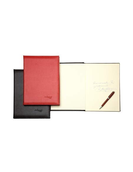 LIBRO FIRMAS AUTOGRAPH 6876 TAPA ACOLCHADA NEGRA 305X210 MM