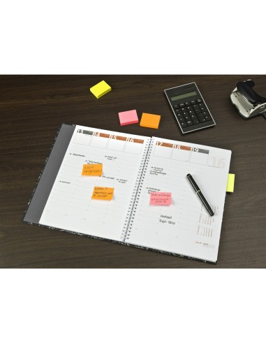 BLOC NOTAS ADH. POST-IT 76X76MM 100H. VE. NEON