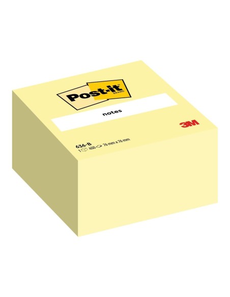 BLOC NOTAS ADH. POST-IT 76X76X45MM CUBO 450H. AM.