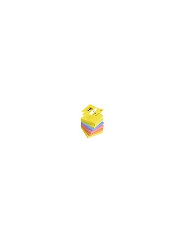 BLOC NOTAS ADH. POST-IT 76X76MM Z-NOTES 6UD 100H. COL.SURT. INTENSO