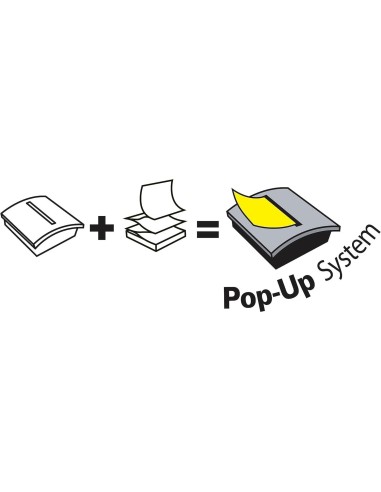 BLOC NOTAS ADH. POST-IT 76X76MM Z-NOTES 6UD 100H. COL.SURT. INTENSO