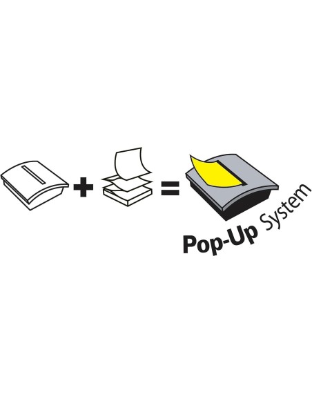 BLOC NOTAS ADH. POST-IT 76X76MM Z-NOTES 6UD 100H. COL.SURT. INTENSO