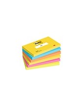 BLOC NOTAS ADH. POST-IT 76X127MM 6UD.100H. COL. SURT. 2