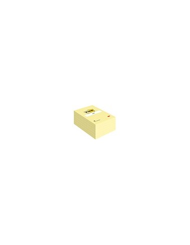 BLOC NOTAS ADH. POST-IT 102X152MM CUADRICULADO 100H. AM.