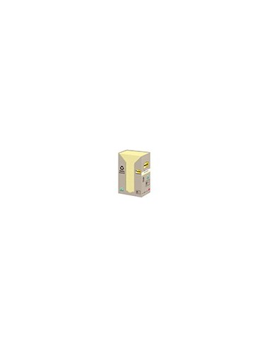 BLOC NOTAS ADH. POST-IT 38X51MM PAPEL RECICLADO 24UD. 100H. AM.