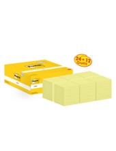 BLOC DE NOTAS ADHESIVAS QUITA Y PON POST-IT 76X76 MM PACK 24+12