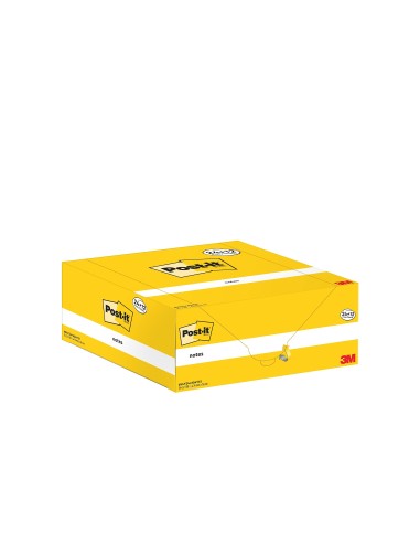 BLOC DE NOTAS ADHESIVAS QUITA Y PON POST-IT 76X76 MM PACK 24+12