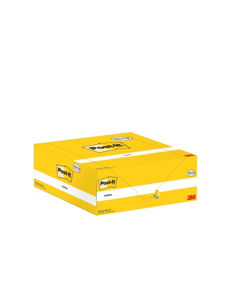 BLOC DE NOTAS ADHESIVAS QUITA Y PON POST-IT 76X76 MM PACK 24+12