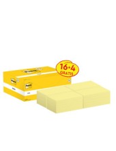 BLOC NOTAS ADH.QUITA PON POST-IT AM.76X127MM PK.PROMO 16+4 GRATIS