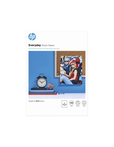 PAPEL FOTOGRAFICO HP SEMI-GLOSSY 170G/M2- A4- 100H Q2510A