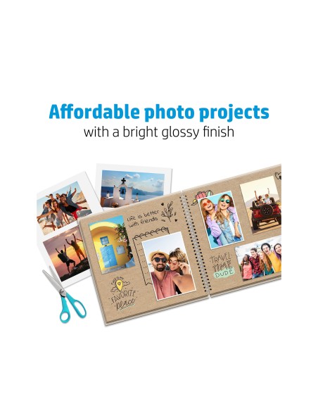 PAPEL FOTOGRAFICO HP SEMI-GLOSSY 170G/M2- A4- 100H Q2510A
