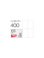 ETIQUETA ADH. APLI 1280 105X148MM 100H. 2