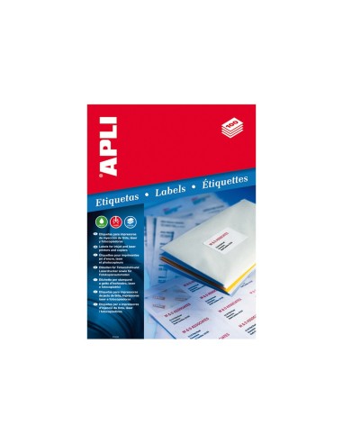 ETIQUETA ADH. APLI 1280 105X148MM 100H.