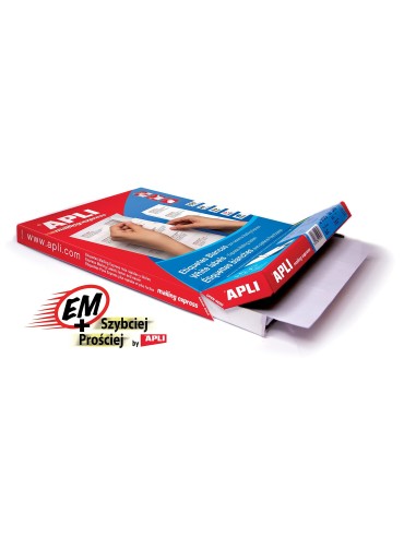 ETIQUETA ADH. APLI 1280 105X148MM 100H.