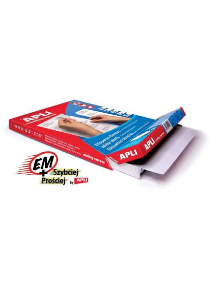 ETIQUETA ADH. APLI 1280 105X148MM 100H.