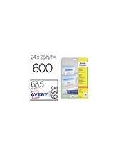 ETIQUETA ADH. AVERY L7970-25 63,5X33,9MM CONGELADOR BL. 600UD. 2