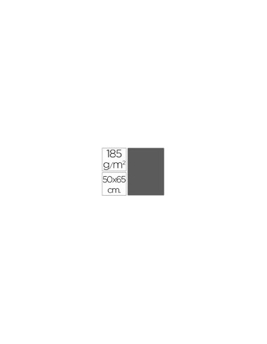 CARTULINA GUARRO GRIS PLOMO 50X65 CM 185 GR