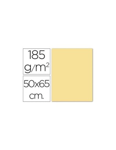 CARTULINA GUARRO CREMA 50X65 CM 185 GR