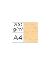 CARTULINA MARMOLEADA DIN A4 200 GR. OCRE PAQUETE 100 H 2