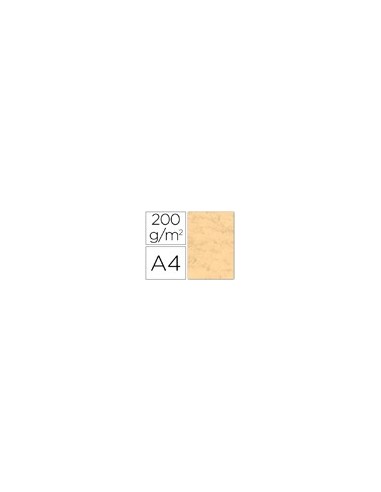 CARTULINA MARMOLEADA DIN A4 200 GR. OCRE PAQUETE 100 H