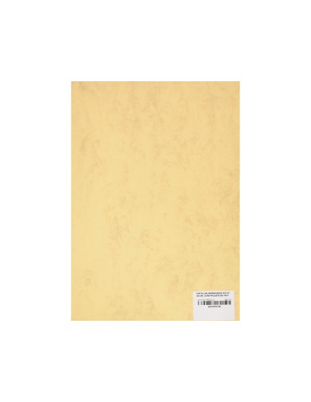 CARTULINA MARMOLEADA DIN A4 200 GR. OCRE PAQUETE 100 H