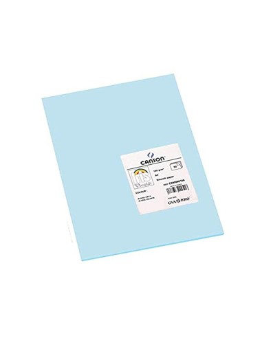 CARTULINA GUARRO DIN A4 AZUL CIELO 185 GR PAQUETE 50 H 200040166