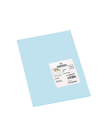 CARTULINA GUARRO DIN A4 AZUL CIELO 185 GR PAQUETE 50 H 200040166