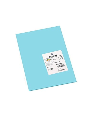 CARTULINA GUARRO DIN A4 AZUL TURQUESA 185 GR PAQUETE 50 H 200040170
