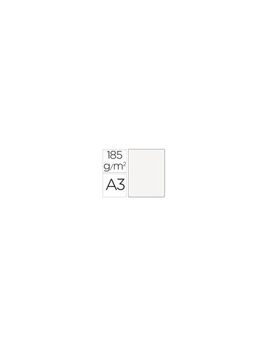 CARTULINA GUARRO DIN A3 BLANCO 185 GR PAQUETE 50 H 200040180