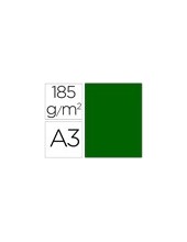CARTULINA GUARRO DIN A3 VERDE BILLAR 185 GR PAQUETE 50 H 200040208 2