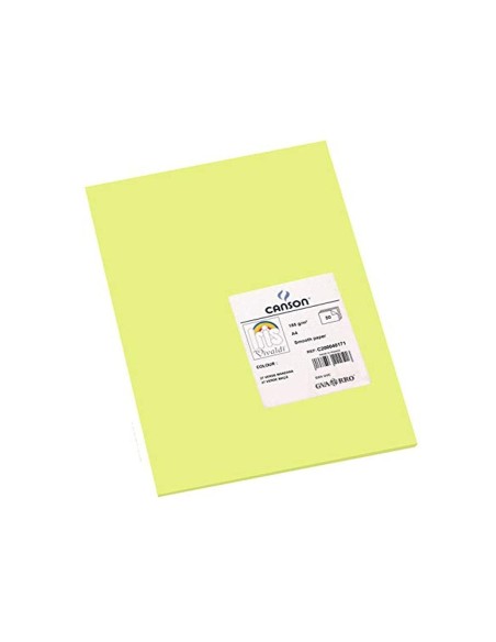 CARTULINA GUARRO DIN A4 VERDE MANZANA 185 GR PAQUETE 50 H 200040171