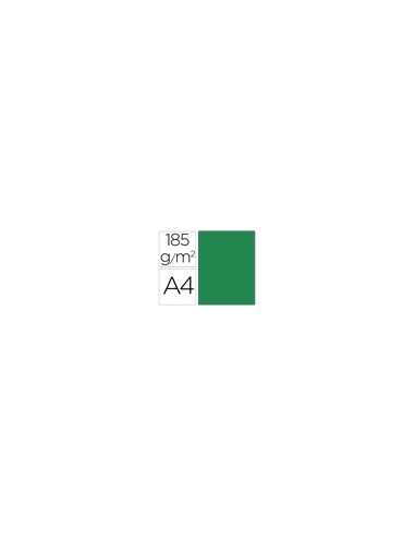 CARTULINA GUARRO DIN A4 VERDE AMAZONA 185 GR PAQUETE 50 H 200040174