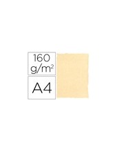 PAPEL PERGAMINO DIN A4 160 GR COLOR PERGAMINO CREMA PAQUETE 25 HOJAS 2