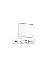 PIZARRA BLANCA BI-OFFICE LACADA CON BANDEJA INTEGRADA 1800X1200 MM 2