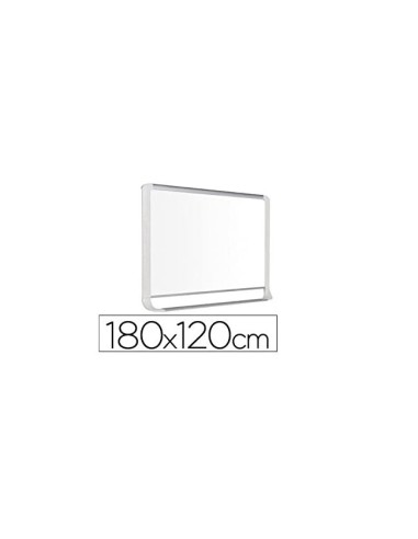 PIZARRA BLANCA BI-OFFICE LACADA CON BANDEJA INTEGRADA 1800X1200 MM