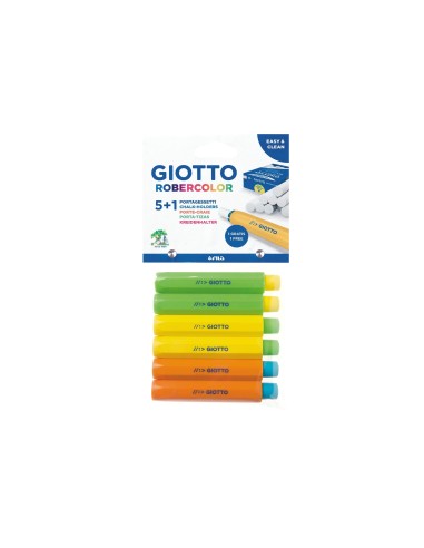 PORTATIZAS PLASTICO GIOTTO BLISTER 5 + 1 REGALO