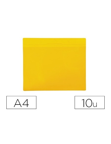 FUNDA TARIFOLD MAGNETICA A4 VERTICAL AM.PACK 10U.