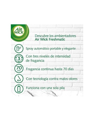 AMBIENTADOR SPRAY AUT.AIR WICK FRESHMATIC SENSOR PRESENCIA OL**