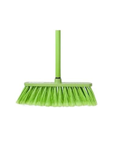 ESCOBA VINILO NIZA FLUOR 30CM CON MANGO METALICO