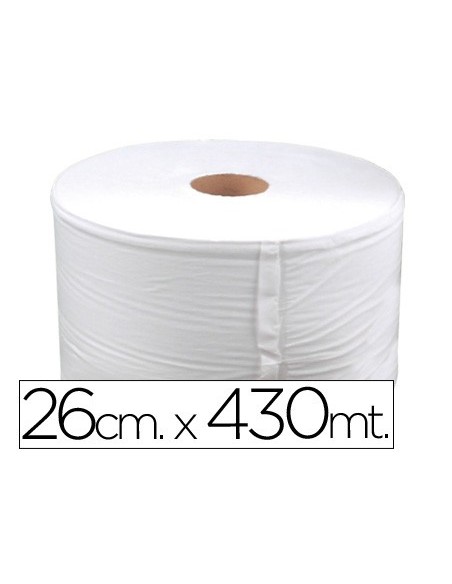 BOBINA CELULOSA INDUSTRIAL 26 CMS ANCHO X 430 MTS APROX DIAMETRO 33,5