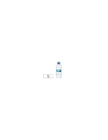AGUA MINERAL NATURAL FUENTE PRIMAVERA BOTELLA DE 5L