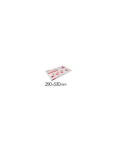 FORRALIBRO PVC C/SOLAPA AJUSTABLE ADH.296X530 MM