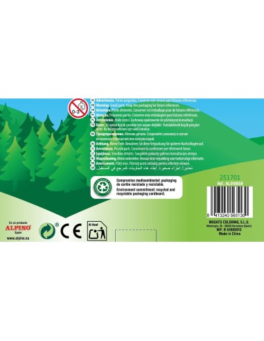 LAPICES COL.ALPINO 659 30 COL.CAJA CARTON