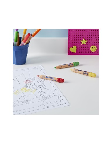 LAPICES COL.GIOTTO BEBE CAJA 6 LAPICES
